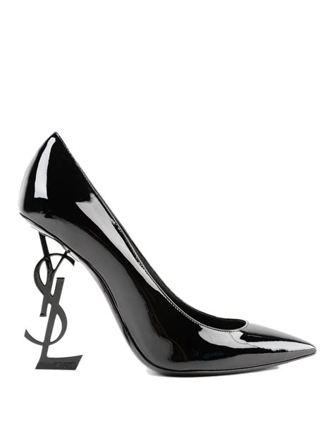 ysl black leather pumps|saint laurent YSL heels price.